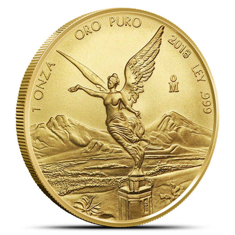 2018 1 oz Mexican Gold Libertad Coin (BU)