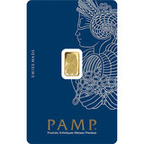 1 Gram PAMP Suisse Fortuna Veriscan Gold Bar (New w/ Assay)