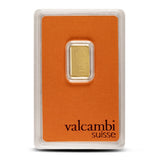 2.5 Gram Valcambi Gold Bar (New w/ Assay)