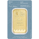 50 Gram British Gold Britannia Bar (New w/ Assay)