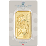 50 Gram British Gold Britannia Bar (New w/ Assay)