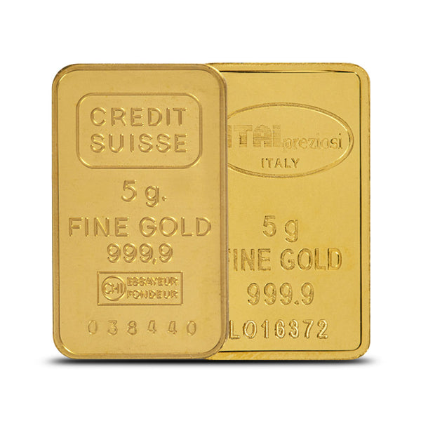 5 Gram Gold Bar (Varied Condition, Any Mint)