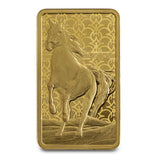 5 Gram PAMP Suisse Arabian Horse Gold Bar (New w/ Assay)