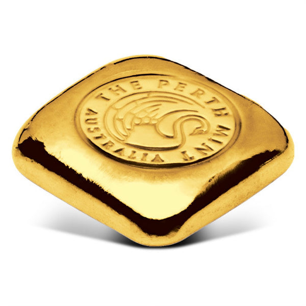 1 oz Perth Mint Cast Gold Bar (New)